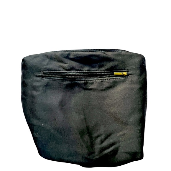 ANTHROPOLOGIE.. NEW big sloppy black faux sherling bag with separate side bag. - Picture 9 of 9